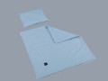 Quilt + Pillow silver dots dark blue.jpg