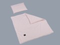 Quilt + Pillow silver dots dark pink.jpg