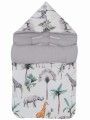 Sleeping bag for carseat - stroller - bed Safari grey.jpg