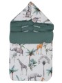 Sleeping bag for carseat - stroller - bed Safari green.jpg
