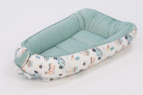 Babynest Cars Mint.jpg