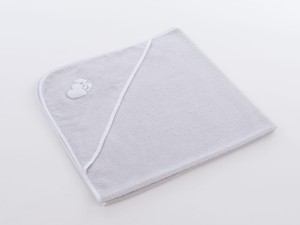 RĘCZNIK BAMBUSOWY Z KAPTURKIEM Tuttolina 100X100 Cuore