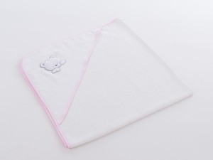 RĘCZNIK BAMBUSOWY Z KAPTURKIEM TUTTOLINA 100X100 Cuddle Bear